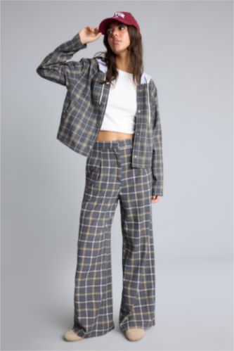 Women Light Grey High Waist jogger Trousers