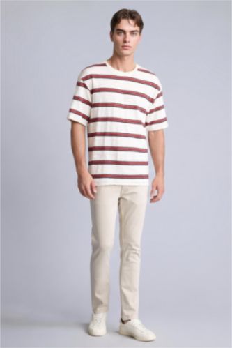 Erkek Açık Kahve Pedro Slım Fıt Pantolon