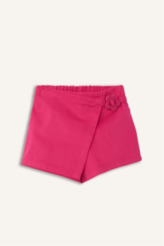 Baby Girl Pink Baby Girl Twill Basic Skirt
