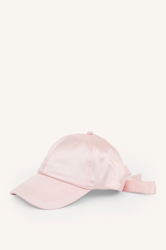 Women Pink Woman Satin Hat
