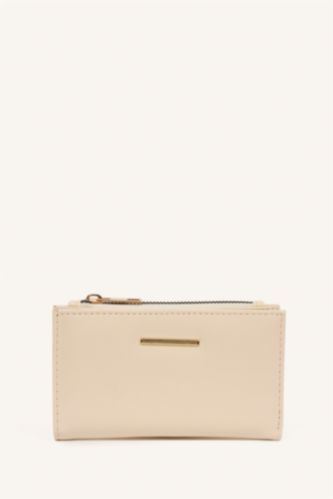 Kadın Bej Suni Deri Cüzdan