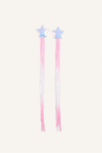 Young Girls - Teen Girls Pink Girl 2 piece Hair Acc.