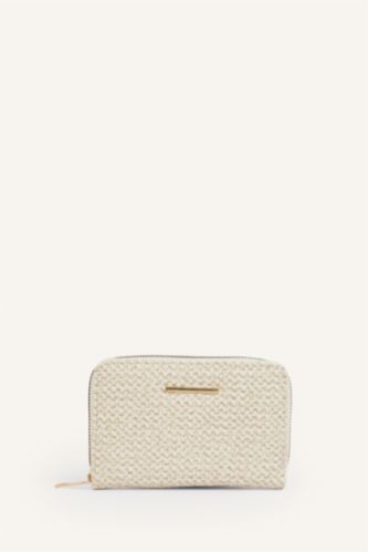 Women Beige Woman Faux Leather Wallets