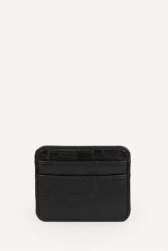 Women Black Woman Business Card Wallet