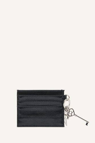 Woman Faux Leather Business Card Wallet