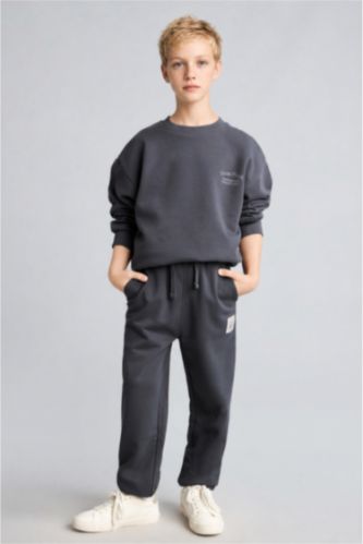 BOYS & TEENS Anthracite بنطلون اولادي قصة عادية