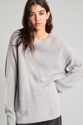 Women Grey Regular Fit Pullover
