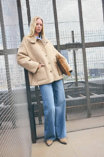 WOMAN Blue Ankle Length Trousers