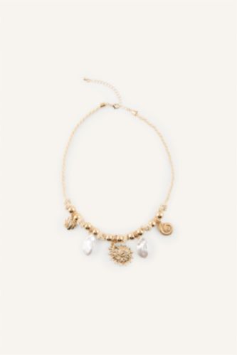 Women White Necklace