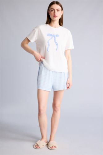Woman Light Blue 2 piece Set