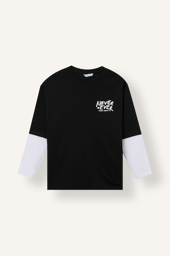 Boy Regular Fit 100% Cotton Long Sleeve T-Shirt