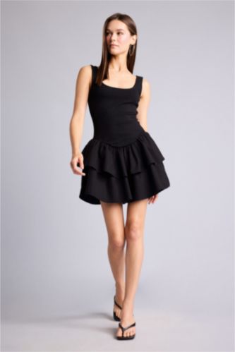 Women Black Mini Dress