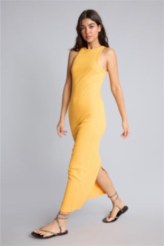 Women Orange Ribana Dress