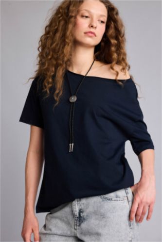 حريمي كحلي Woman Short Sleeve T-Shirt