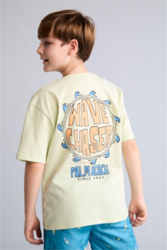 Young Boys - Teen Boys Mint Boy Oversize Fit Short Sleeve T-Shirt