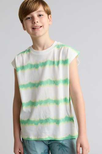 BOYS & TEENS Mint Boy Patterned Tank Top
