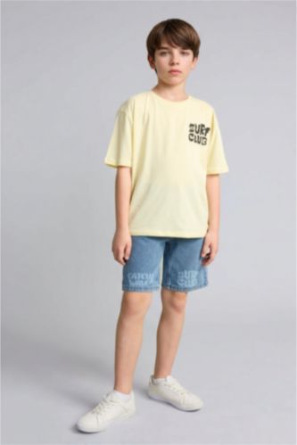 Мальчики и подростки Голубрй Boy Denim Shorts