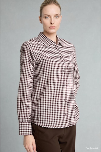 Regular Fit Seersucker Texture Shirt
