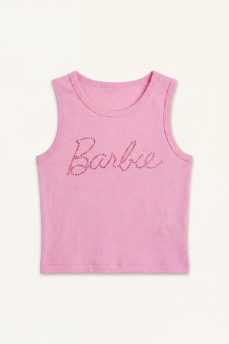 Débardeur Barbie à col rond pour fille