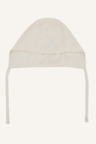 Baby Girls Ecru Baby Girl Cotton Hat