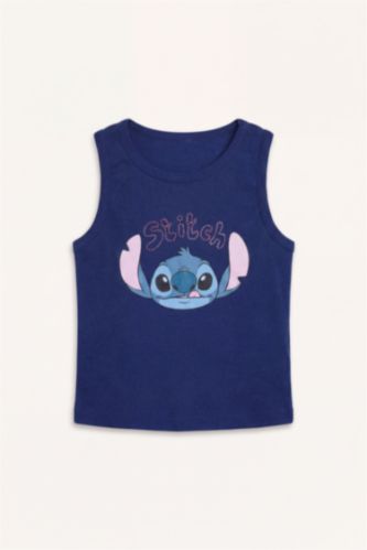 Young Girls - Teen Girls NAVY Girl Lilo & Stitch Licensed Ribana Tank Top