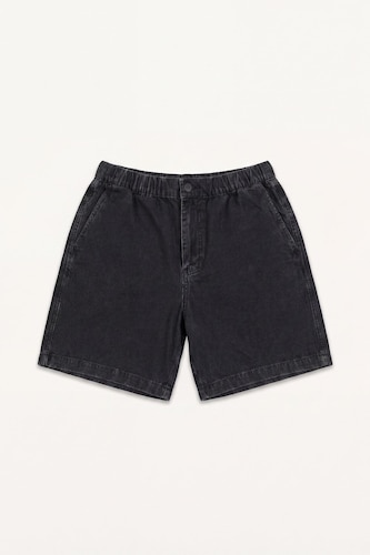 Relax Fit Elastic Waist Shorts Denim Shorts