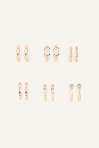 Women Altın 6 piece Earring