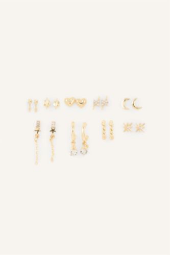 Women Altın 9 piece Earring