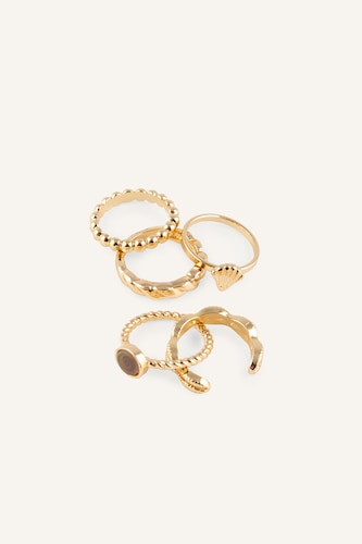 Woman 5 Piece Rings