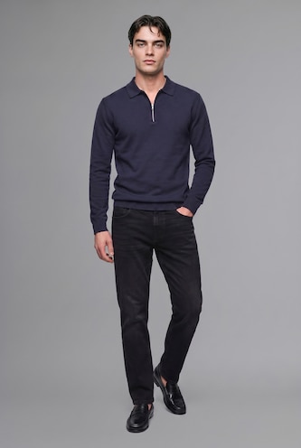 MAN NAVY Pullover