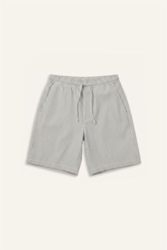 Erkek Koyu Yeşil Relaxed Fit Bermuda Şort