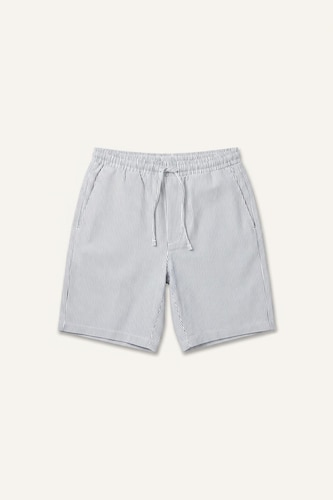Relax Fit Elastic Waist Shorts