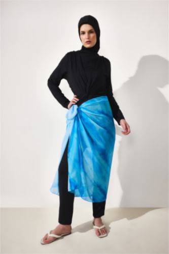 Kadın Royal Regular Fıt Desenli Burkini