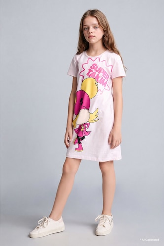 Regular Fit Short Sleeve Dress