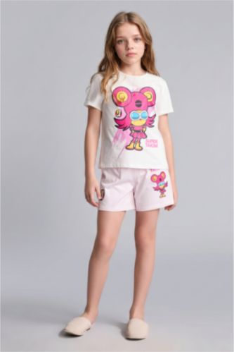 Young Girls - Teen Girls White 2 piece Knitted Pyjamas