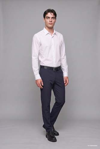 Ерлер ақ Modern Fit жейде