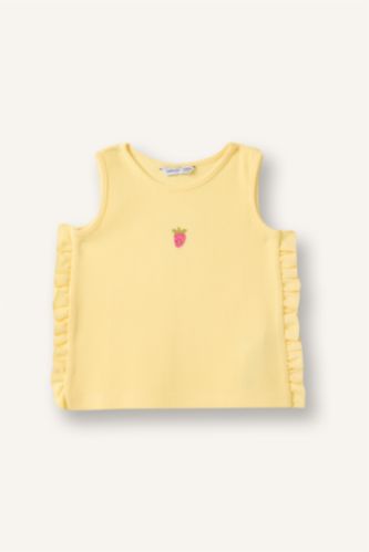 Baby Girls Yellow Baby Girl Ribana Tank Top