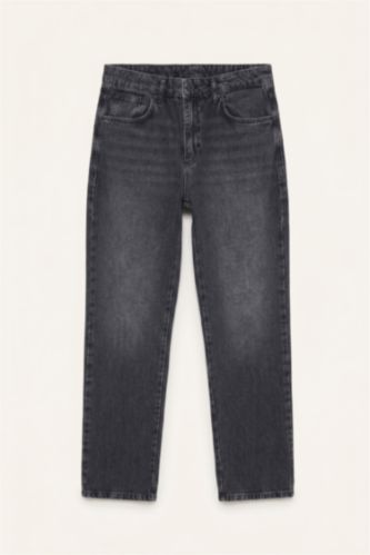 Man Anthracite Straight Fit Trousers