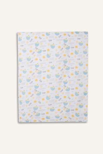 Couverture blanche pour bébé garçon