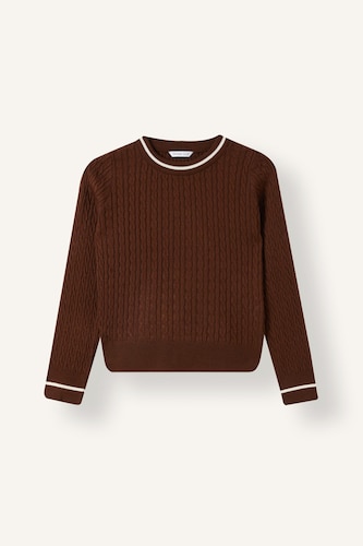 Girl Regular Fit Crew Neck Pullover