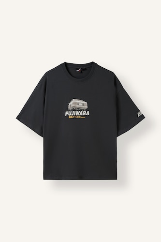 Мужчины Антрацит Футболка Boxy Fit