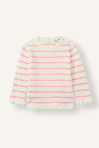 Baby Girl Regular Fit Crew Neck Pullover