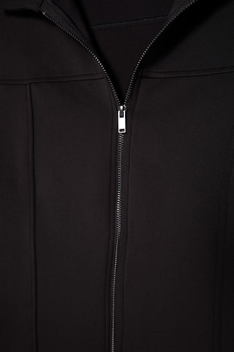 Standard Fit Scuba Fabric Polo Collar Sports Top