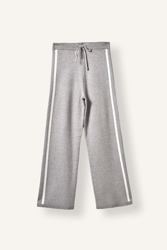 Standard Fit Wide Leg Elastic Waist Sweatpants