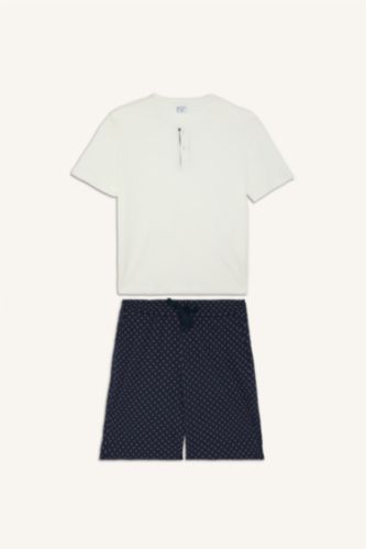 Men White 2 piece Set