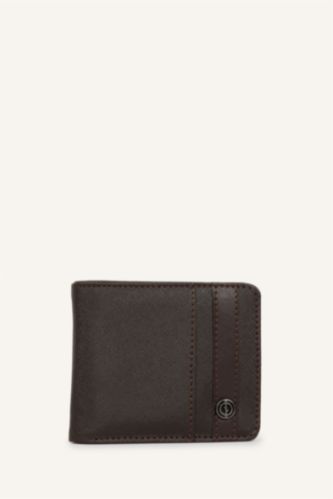 Men Brown Man Faux Leather Wallets