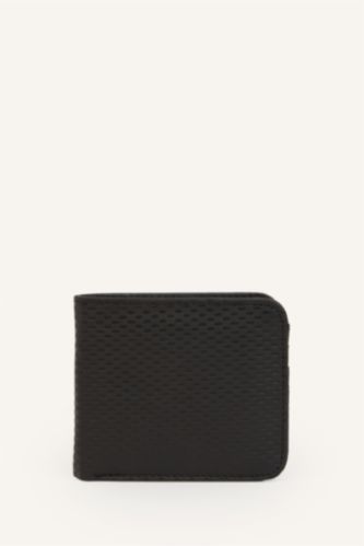 Men Black Man Faux Leather Wallets