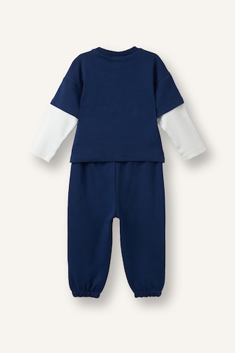 Baby Boy 100% Cotton Printed 2 Piece Set