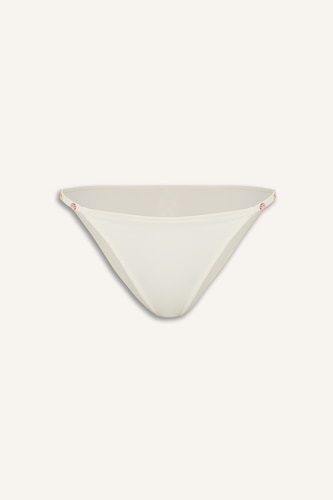 Women White Bikini Bottom