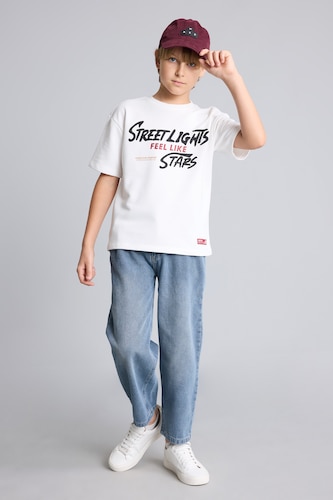Young Boys - Teen Boys Light Blue Boy 100% Cotton Regular Fit Jeans